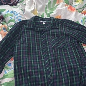 Green and Blue Flannel
